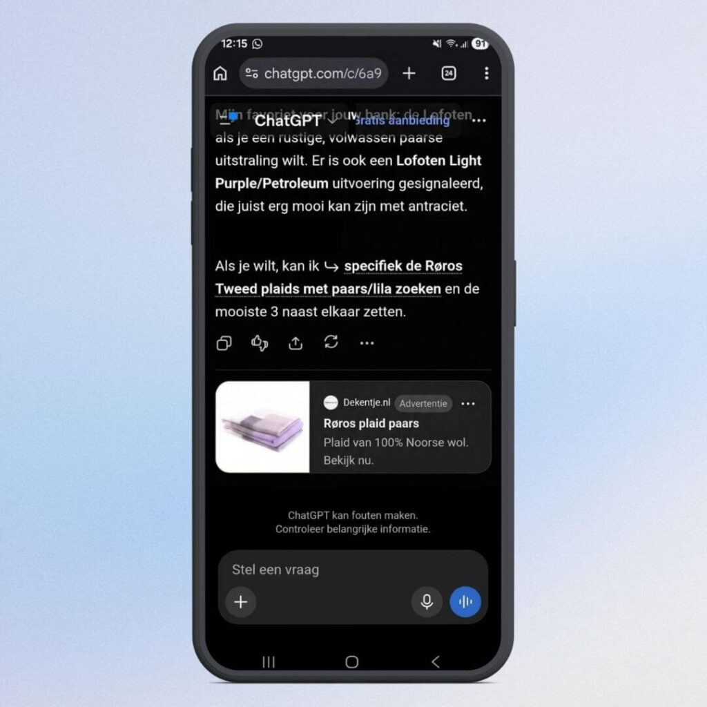 adverteren-chatgpt-dekentje-telefoon